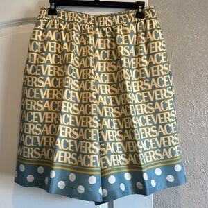 VERSACE Silk Shorts Size 48